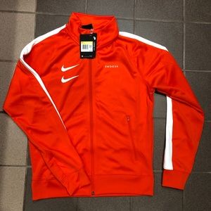 Nike double logo zip up